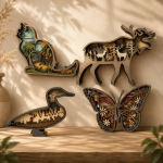 Wild Animals Bundle SVG Files | 3D Layered Wood Art | Laser Cut Animal Scenes | Glowforge xTool LightBurn Digital Download - Image 4
