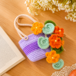 Nasturtium Flower Basket Crochet Pattern PDF, Hanging Flower Basket Amigurumi, Floral Home Decor, Plant Lover Gift - Image 6