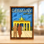 Berlin Germany SVG 3D, 6 Layers Cut File - Image 2