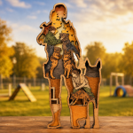 Dog Training SVG, 3D Layered Pet, Glowforge Laser Cut 7 Layer - Image 2