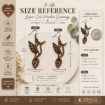 Wooden Bird Earrings SVG,Laser Cut File - Image 2