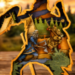 Viking SVG 3D Layered Silhouette, Norse Warrior Cut File, Laser Cut - Image 3
