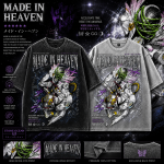 Made In Heaven JoJo Anime Vintage Washed T-Shirt | Stone Ocean Graphic Tee | Enrico Pucci Stand Shirt
