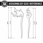 Hair Sticks and Pins Laser Cut Bundle, Wooden Hair Accessories SVG, Hair Pin CNC Template, DXF PDF EPS Files - Image 7