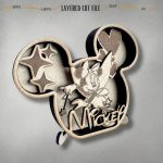 Cartoon Mouse Head Layered SVG Bundle | 3D Multilayer Laser Cut File | Shadow Box Design | Glowforge SVG | Cricut Cut File | Wood Laser Art - Image 3