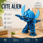 Lilo Cartoon 3D Puzzle SVG Bundle | Laser Cut Wood Craft File | DIY Wooden Model Kit | Glowforge SVG | CNC DXF EPS AI Download - Image 3