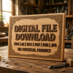 Laser Cut Saturn Planet SVG | Wooden Space Wall Decor File | CNC Router Template | Glowforge SVG DXF EPS PNG PDF AI Bundle - Image 2