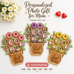 Personalized Family Photo Gift for Mom | Custom Mother's Day Gift | Unique Keepsake for Mother - Image 4