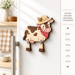 WiFi Password Sign SVG Bundle | 3D Laser Cut Guest WiFi Display | Home Office CNC Template - Image 3