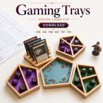 Gaming Tray SVG | DND Dice & Token Organizer Laser Cut File | Digital Download - Image 4