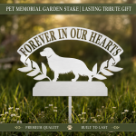 Pet Memorial Garden Stake Laser Cut File | Dog Cat Remembrance Yard Sign SVG | Personalized Pet Loss Grave Marker CNC Template | Angel Paw Memorial Decor - Image 2
