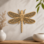 Dragonfly Laser Cut SVG Bundle, 3D Layered Dragonfly Wall Decor, Glowforge Cricut DXF EPS PNG Files - Image 3