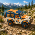 Land Rover Defender Laser Cut Files SVG | 3D Wooden Model Kit | CNC DXF AI EPS PDF | Glowforge xTool LightBurn | DIY Digital Download - Image 4