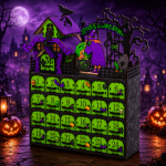 Halloween Advent Calendar Laser Cut Bundle | Spooky Countdown Calendar SVG DXF EPS PDF | Halloween Decor CNC Files | Digital Download - Image 3