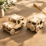 3D Wooden Jeep SVG Laser Cut Files | Off Road SUV Puzzle | CNC DXF EPS AI PDF | Glowforge xTool LightBurn Digital Download Tiêu đề SEO thay thế 2 - Image 3