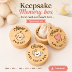 Keepsake Memory Box SVG | Digital Download | CDR SVG PNG DXF PDF EPS - Image 4