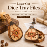 Dice Box SVG, Laser Cut Dice Storage Box, DnD Dice Holder, Tabletop RPG Dice Organizer, Digital Download Files - Image 3