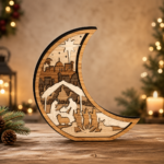 Nativity Designs Bundle 3D Layered Wooden Laser Cut Files | Christmas Nativity Scene SVG | Multilayer Engraved Wood Art Decor - Image 5