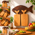 Cutting Board Stand SVG Bundle, Laser Cut Kitchen Storage Files, DIY Wooden Holder, Instant Download - Image 4