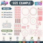 3D Amusement Park Laser Cut Bundle, Carnival Park SVG, Ferris Wheel CNC Template, DXF PDF EPS Files - Image 2