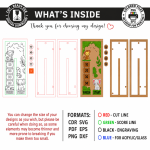 Fast Sling Puck Game Laser Cut Bundle, Wooden Table Hockey SVG, Family Board Game CNC Template, DXF PDF EPS Files - Image 6