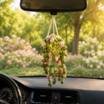 5-in-1 Car Hanging Plants Crochet Pattern Bundle PDF, Rear View Mirror Charm, Hanging Plant Amigurumi Set - Image 10