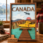 Canada SVG 3D, 9 Layers Art, Plywood Cut File - Image 2