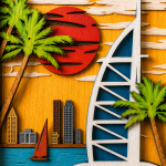 Dubai SVG 3D, 6 Layers Art, Plywood Cut File - Image 4