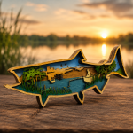 Fish SVG, 3D Layered Ocean, Fishing Laser File, 6 Layered Design - Image 3