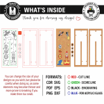 Fast Sling Puck Game Laser Cut Bundle, Wooden Table Hockey SVG, Family Board Game CNC Template, DXF PDF EPS Files - Image 5