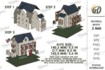 3D 4th of July Houses Laser Cut Bundle SVG | Patriotic House Decor CNC Files | Glowforge xTool Cricut Templates - Image 4