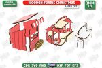 3D Amusement Park Laser Cut Bundle, Carnival Park SVG, Ferris Wheel CNC Template, DXF PDF EPS Files - Image 12