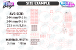 3D Amusement Park Laser Cut Bundle, Carnival Park SVG, Ferris Wheel CNC Template, DXF PDF EPS Files - Image 3