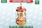 3D Amusement Park Laser Cut Bundle, Carnival Park SVG, Ferris Wheel CNC Template, DXF PDF EPS Files - Image 9