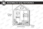 3D Beach Room Box Miniature Laser Cut Bundle SVG | Coastal Diorama CNC Files | Glowforge xTool Cricut Templates - Image 11