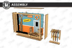 3D Beach Room Box Miniature Laser Cut Bundle SVG | Coastal Diorama CNC Files | Glowforge xTool Cricut Templates - Image 15