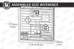 3D Beach Room Box Miniature Laser Cut Bundle SVG | Coastal Diorama CNC Files | Glowforge xTool Cricut Templates - Image 9