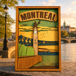 Montreal SVG 3D, 8 Layers Art, Plywood Cut File - Image 2