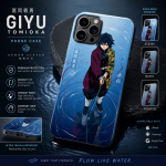 Anime Giyu Tomioka Phone Case | Water Hashira Art Cover for iPhone