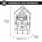 House Shaped Organizer Laser Cut Bundle, Wooden Home Storage Box SVG, Desk Organizer CNC Template, DXF PDF EPS Files - Image 2