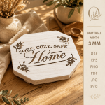 Riser Trays Bundle Laser Cut SVG | Tiered Display Tray CNC Files | Wooden Riser Stand DXF PDF EPS Glowforge File - Image 4