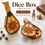 DND Dice Box SVG | Dice Storage Case Laser Cut File | CDR SVG PNG DXF PDF EPS Download - Image 5
