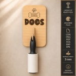 Pet Hair Roller Holder Laser Cut SVG Bundle | Lint Roller Organizer CNC Files | Pet Fur Remover Stand Template | Dog Cat Hair Cleaner Holder | Glowforge Ready Digital Download - Image 4