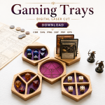 Gaming Tray SVG | DND Dice & Token Organizer Laser Cut File | Digital Download - Image 5