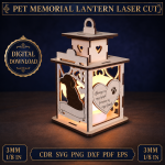 Pet Laser Cut SVG Bundle, Dog Cat House CNC Files, Pet Bed Template, Animal Wooden Decor, Glowforge Ready DXF EPS PDF - Image 4