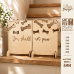 Pet Barrier Laser Cut SVG, 6mm Wooden Pet Gate File, Dog Safety Fence CNC Pattern, Indoor Pet Divider Digital Download - Image 4