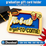 Graduation Money Holder SVG | Laser Cut Graduation Gift Card Holder | Digital Download - Image 5