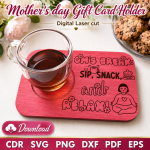 Mom Gift Card Holder SVG | Mother's Day Laser Cut Gift File | Digital Download - Image 5
