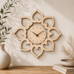 Laser Cut Wall Clock Bundle | SVG DXF EPS PDF PNG JPG CDR | Wooden Clock Design | Glowforge CNC | Digital Download - Image 5