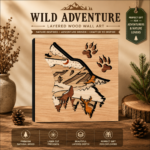 3D Layered Wood Wall Art Bundle – Multilayer Wooden Engraved Laser Cut Scene Set – Nature Inspired Home Decor Gift - Image 4